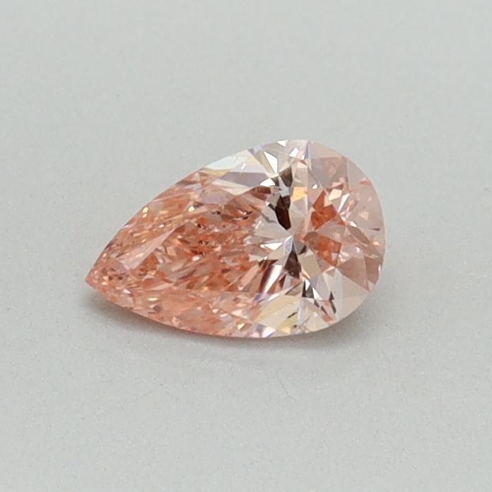 0.30 Ct. Fancy Vivid Pink Pear Lab Grown Diamond