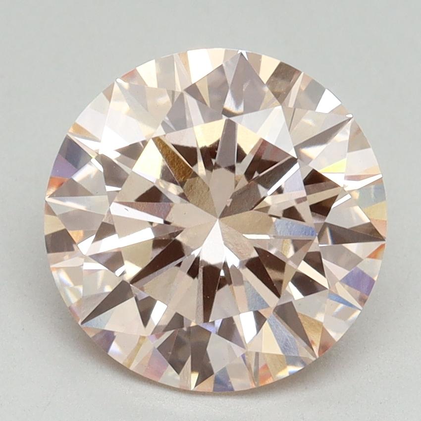 3.01 Ct. Fancy Pink Round Lab Grown Diamond