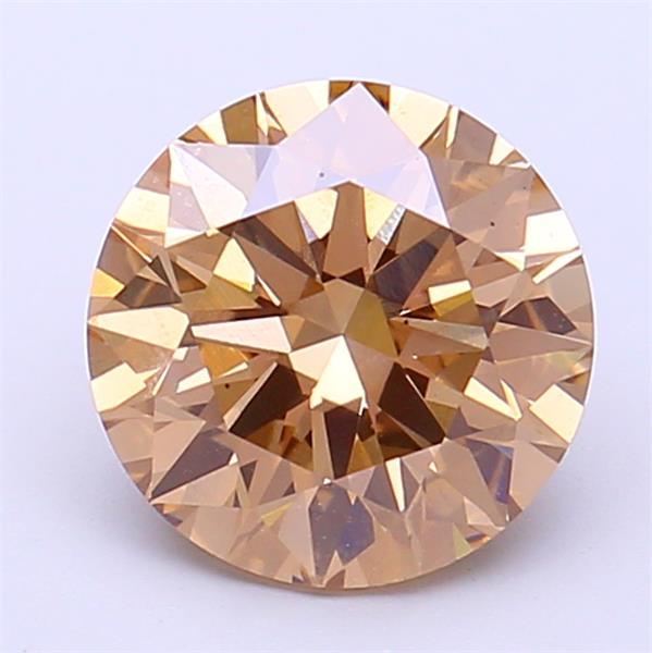 2.28 Ct. Fancy Brown Round Lab Grown Diamond