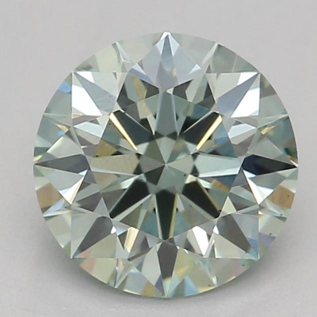 0.78 Ct. Fancy Green Round Lab Grown Diamond