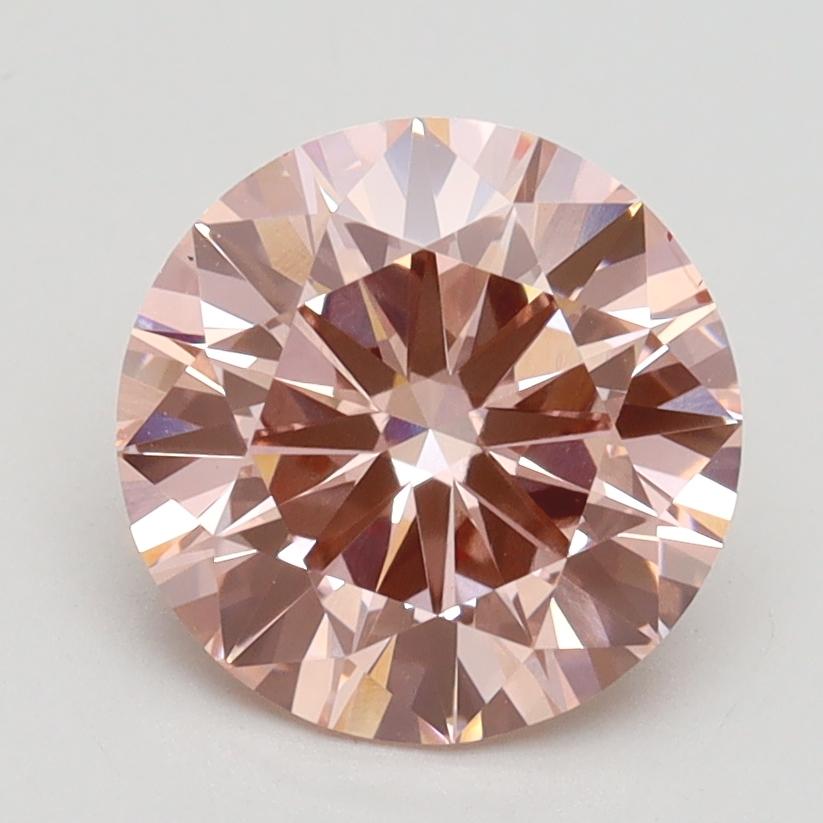 2.08 Ct. Fancy Pink Round Lab Grown Diamond
