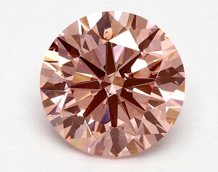 1.7 Ct. Fancy Vivid Pink Round Lab Grown Diamond