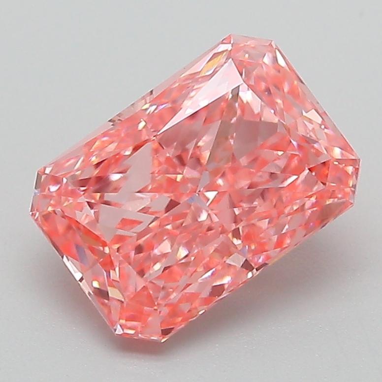 2.02 Ct. Fancy Vivid Pink Radiant Lab Grown Diamond