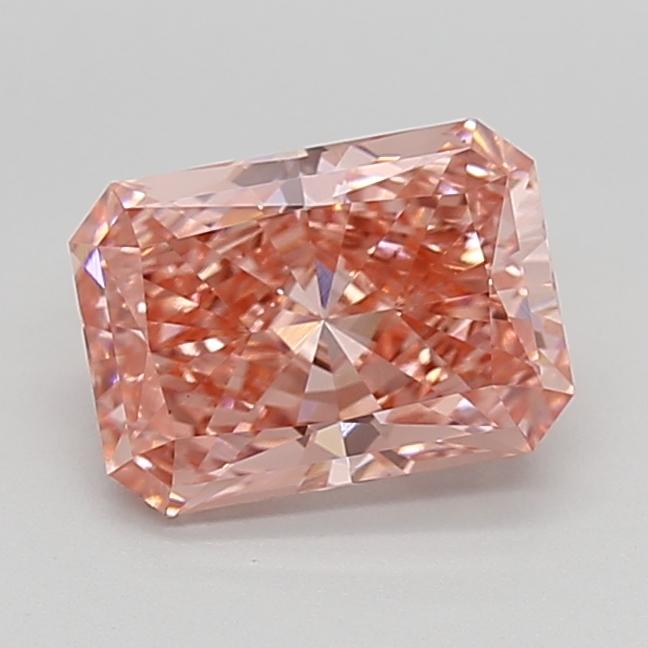 2.02 Ct. Fancy Vivid  Pink Radiant Lab Grown Diamond