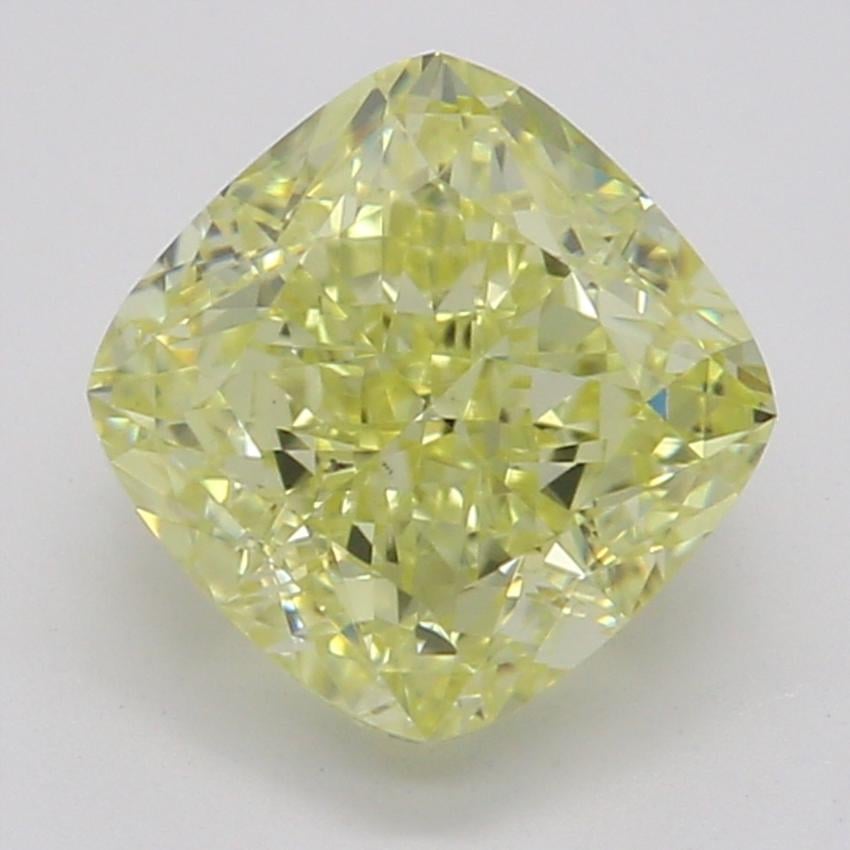 1.01 Ct. Fancy Intense Yellow Cushion Diamond