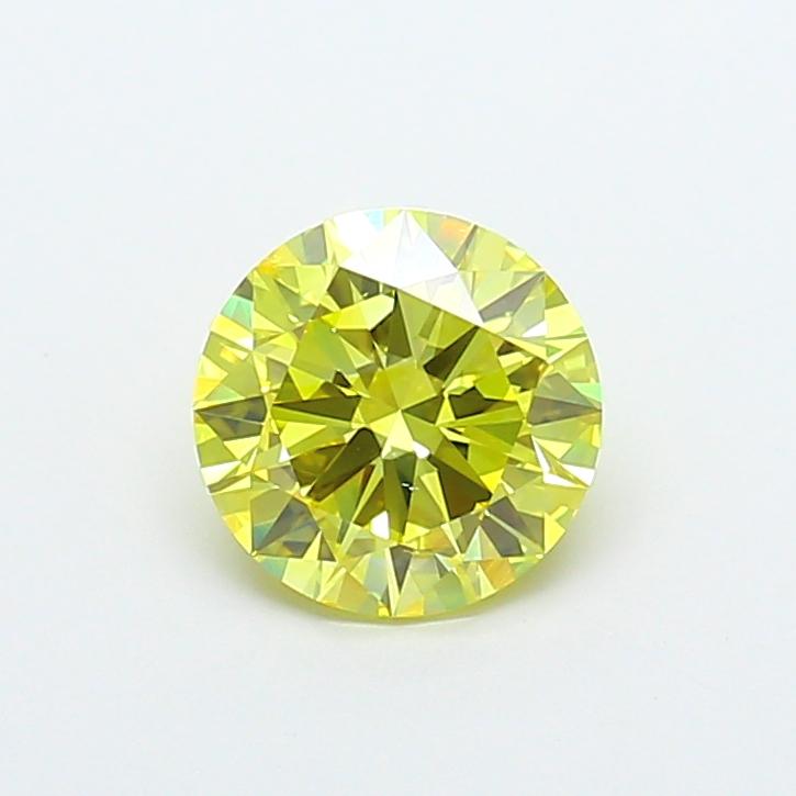 2.06 Ct. Fancy Intense  Yellow Round Lab Grown Diamond