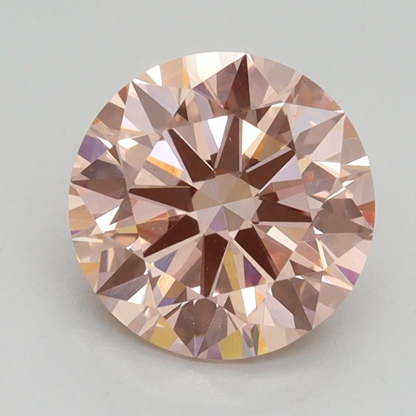 2.15 Ct. Fancy Intense Pink Round Lab Grown Diamond