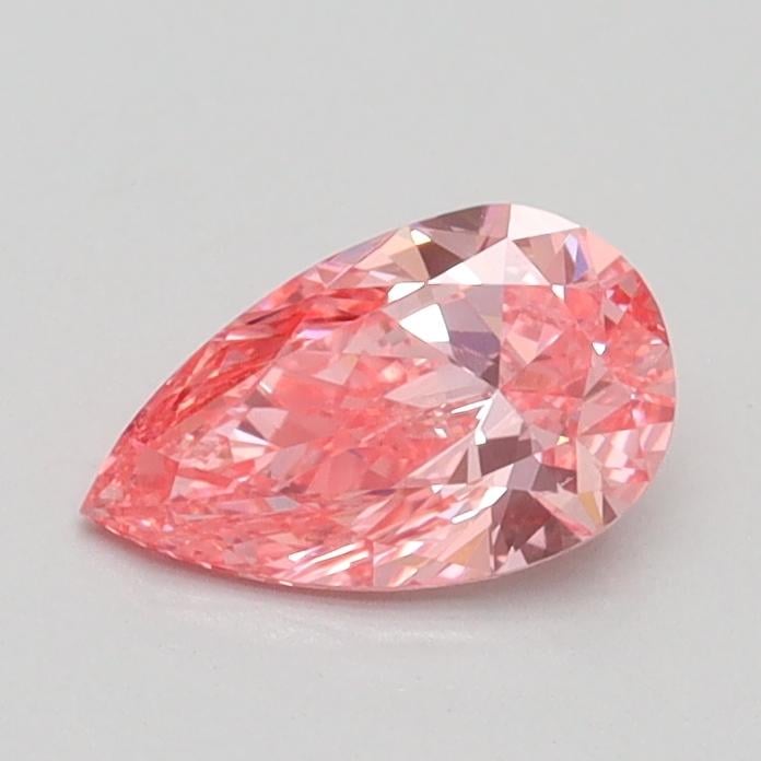 0.60 Ct. Fancy Vivid Pink Pear Lab Grown Diamond