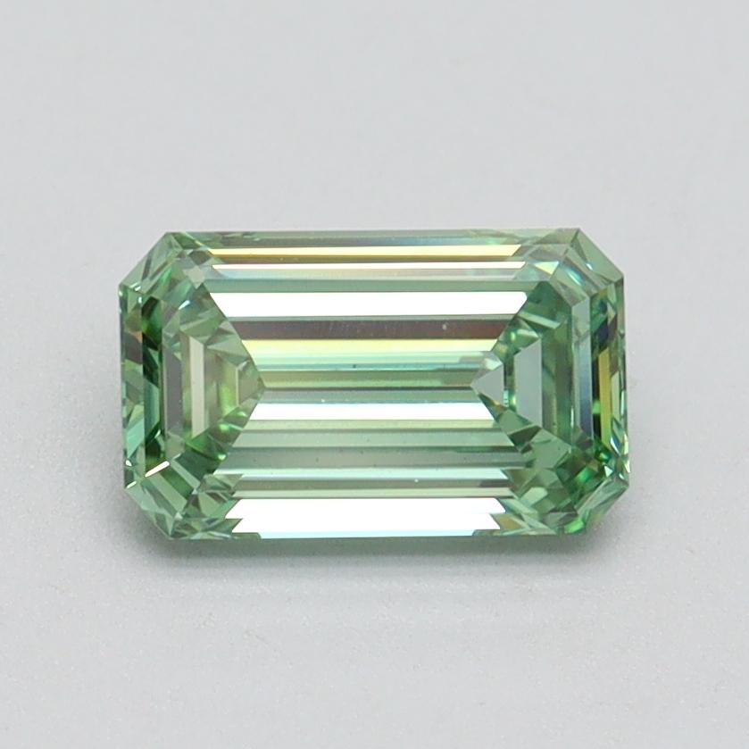 1.00 Ct. Fancy Vivid Green Emerald Lab Grown Diamond