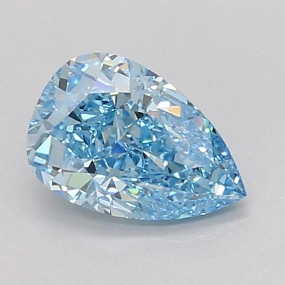 1.09 Ct. Fancy Vivid Blue Pear Lab Grown Diamond