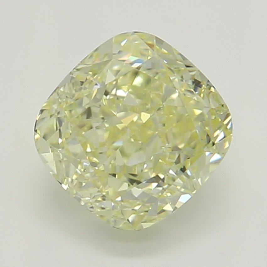 0.70 Ct. Fancy Light Yellow Cushion Diamond