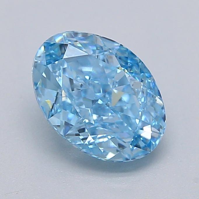 1.00 Ct. Fancy Blue Oval Lab Grown Diamond