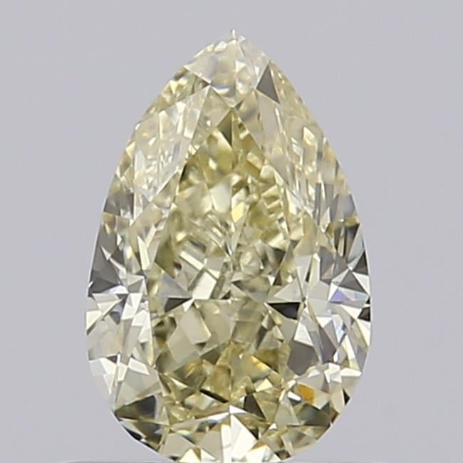 0.69 Ct. Fancy Yellow Pear Lab Grown Diamond