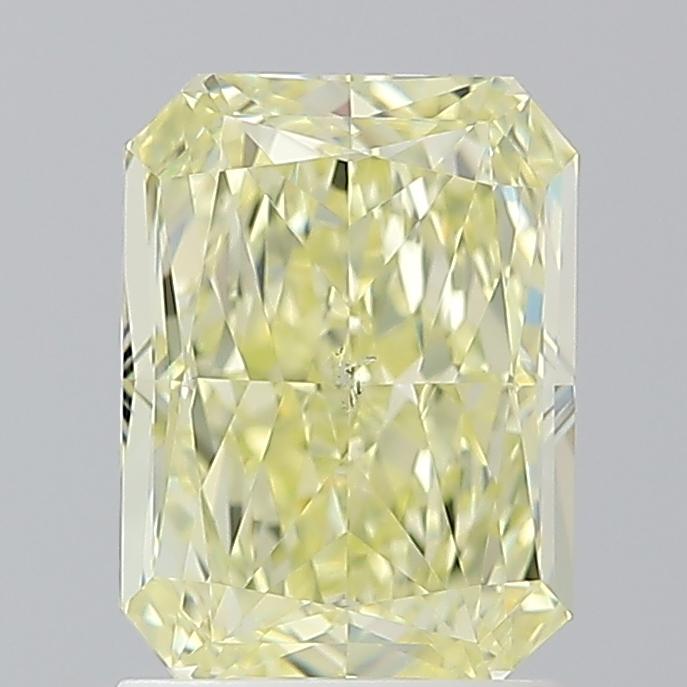 2.02 Ct. Fancy Light  Yellow Radiant Diamond