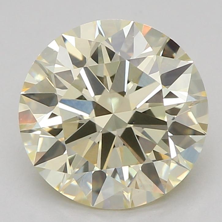 1.34 Ct. Fancy Light Yellow Round Lab Grown Diamond