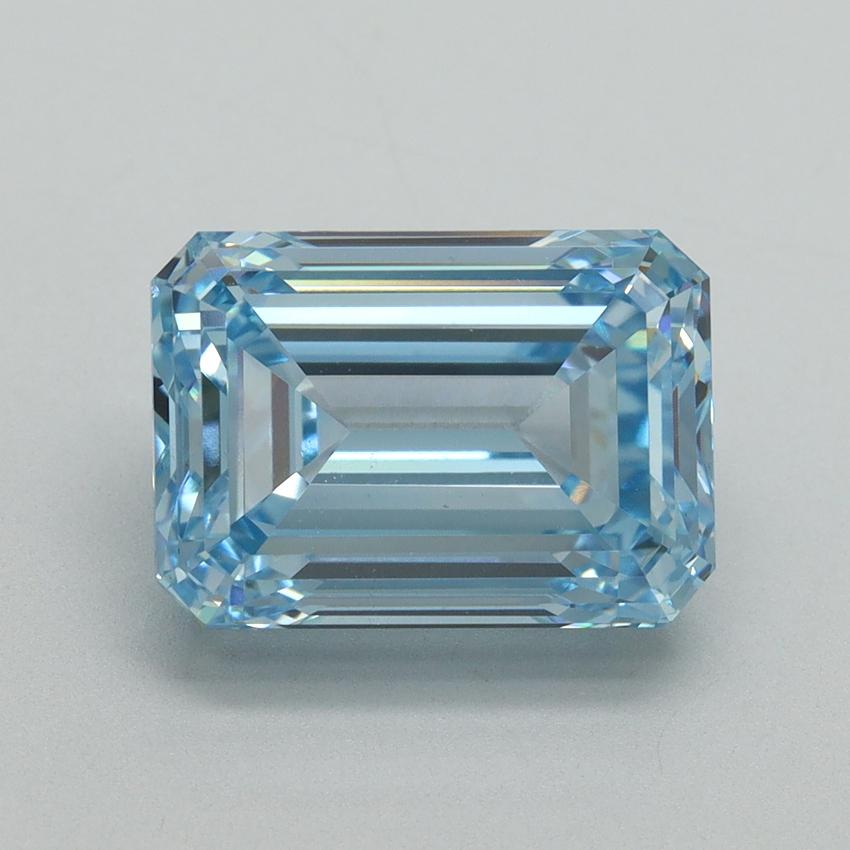 5.02 Ct. Fancy Intense Blue Emerald Lab Grown Diamond