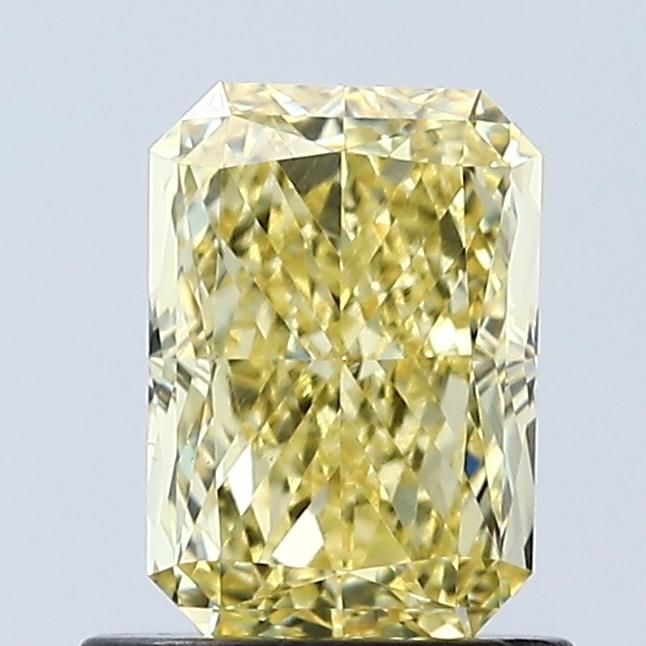 1.00 Ct. Fancy Vivid Yellow Radiant Lab Grown Diamond