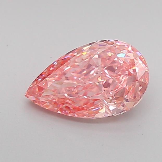 1.24 Ct. Fancy Vivid Pink Pear Lab Grown Diamond