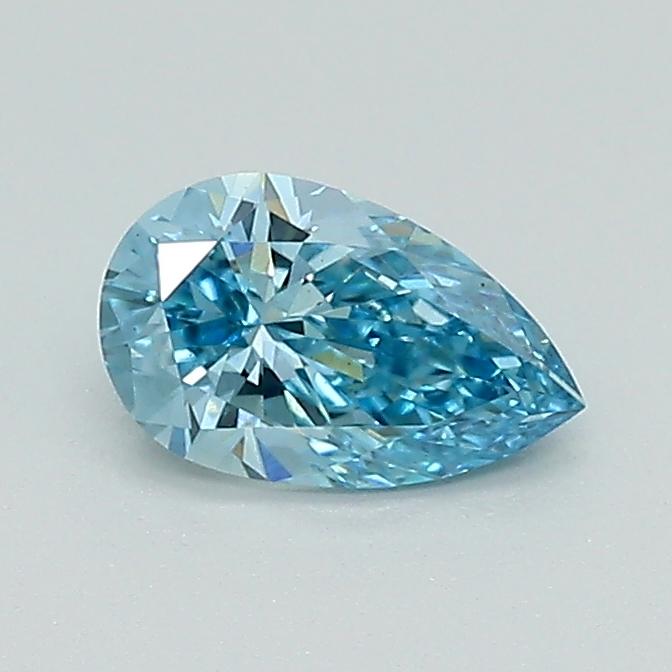0.50 Ct. Fancy Vivid Blue Pear Lab Grown Diamond