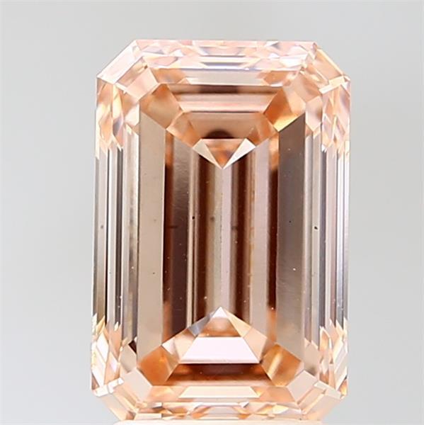 3.02 Ct. Fancy Brownish Pink Emerald Lab Grown Diamond