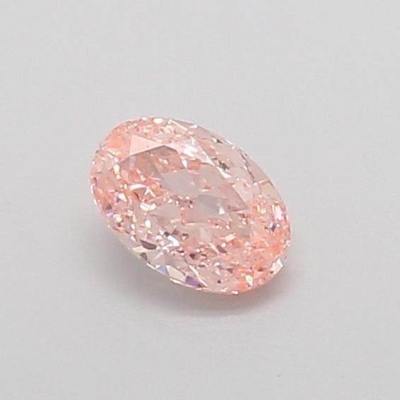 0.39 Ct. Fancy Vivid Pink Oval Lab Grown Diamond