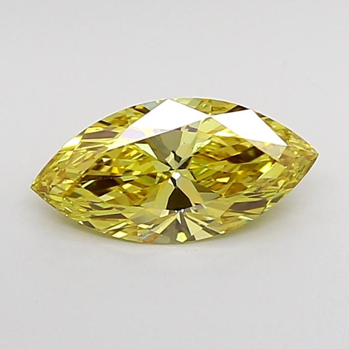 1.00 Ct. Fancy Intense Yellow Marquise Lab Grown Diamond