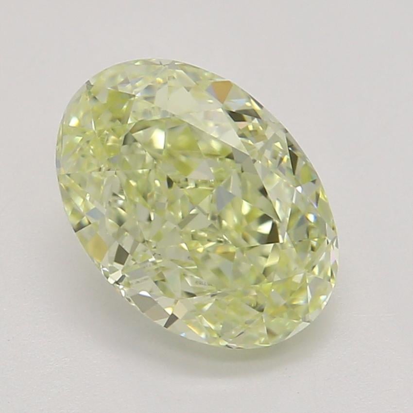 1.01 Ct. Fancy Light Yellow Oval Diamond