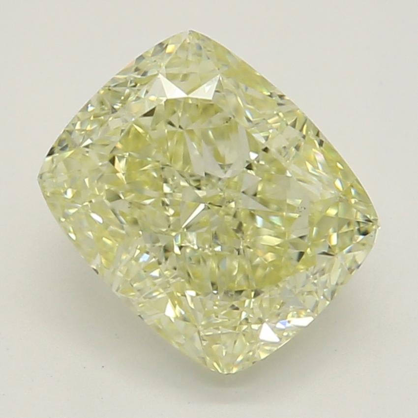 1.22 Ct. Fancy Light Yellow Cushion Diamond