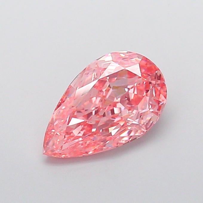 1.83 Ct. Fancy Vivid Pink Pear Lab Grown Diamond