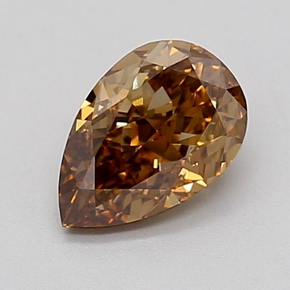 1.02 Ct. Fancy  Brown Pear Lab Grown Diamond