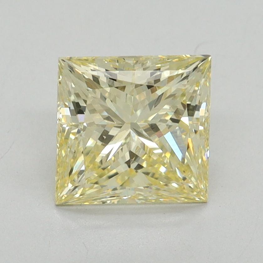 1.57 Ct. Fancy Intense Yellow Princess Lab Grown Diamond