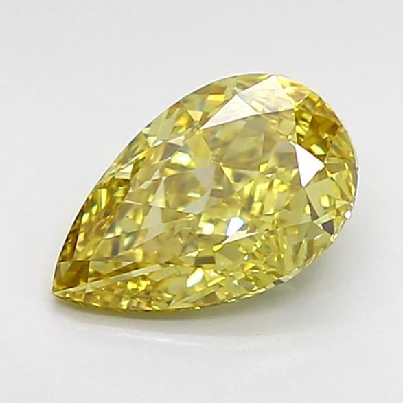 1.02 Ct. Fancy Yellow Pear Lab Grown Diamond