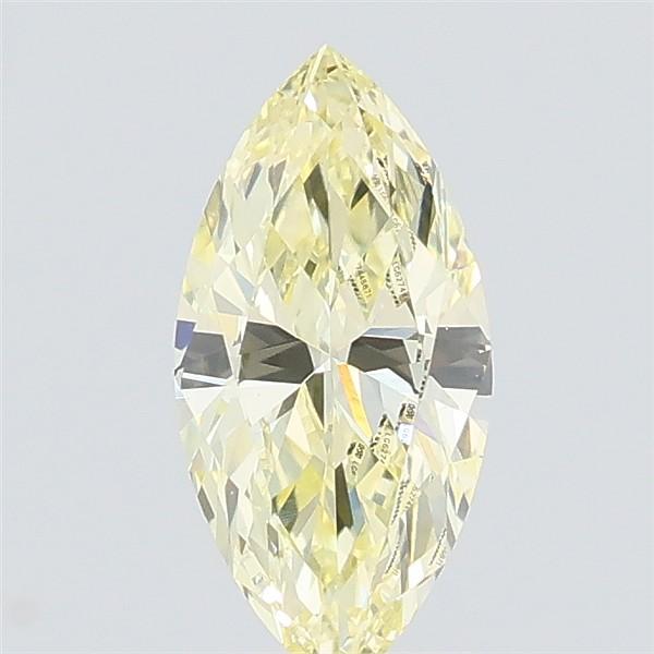 0.51 Ct. Fancy Light Yellow Marquise Lab Grown Diamond