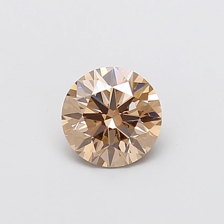 1.20 Ct. Fancy Light  Brown Round Lab Grown Diamond