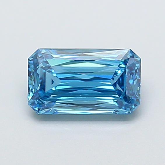 1.18 Ct. Fancy Vivid Blue Radiant Lab Grown Diamond