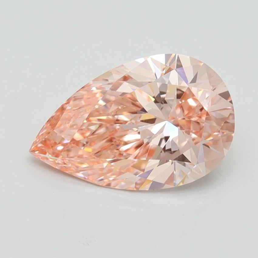 1.70 Ct. Fancy Intense Pink Pear Lab Grown Diamond