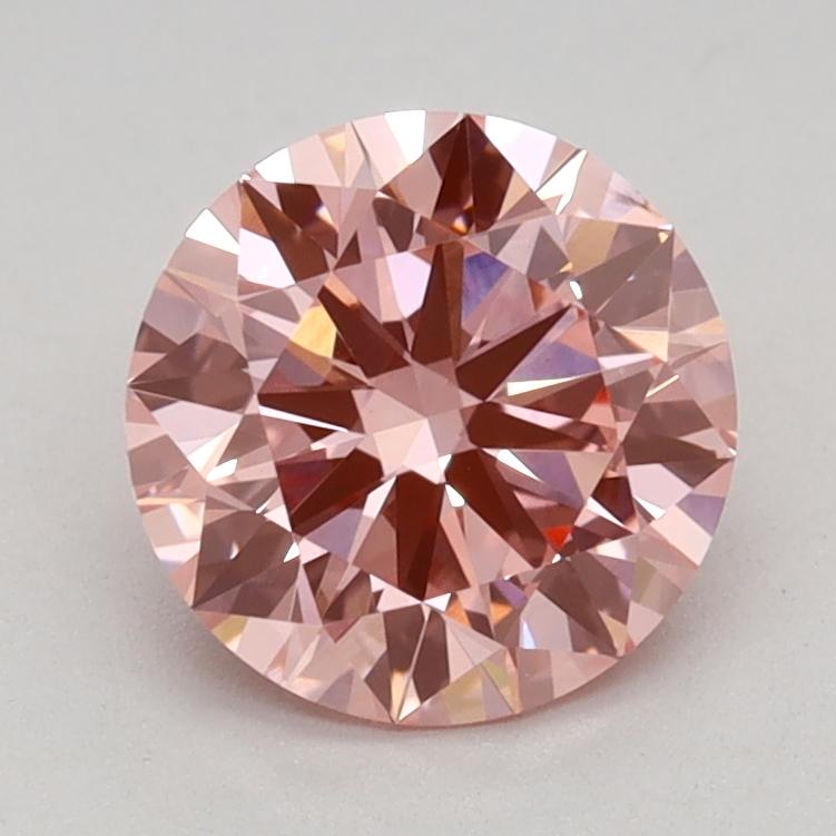 1.01 Ct. Fancy Vivid Pink Round Lab Grown Diamond