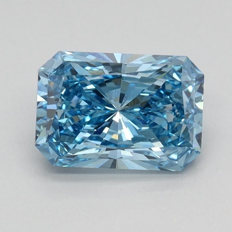 0.95 Ct. Fancy Vivid Blue Radiant Lab Grown Diamond