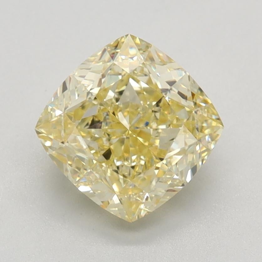 1.71 Ct. Fancy Yellow Cushion Lab Grown Diamond