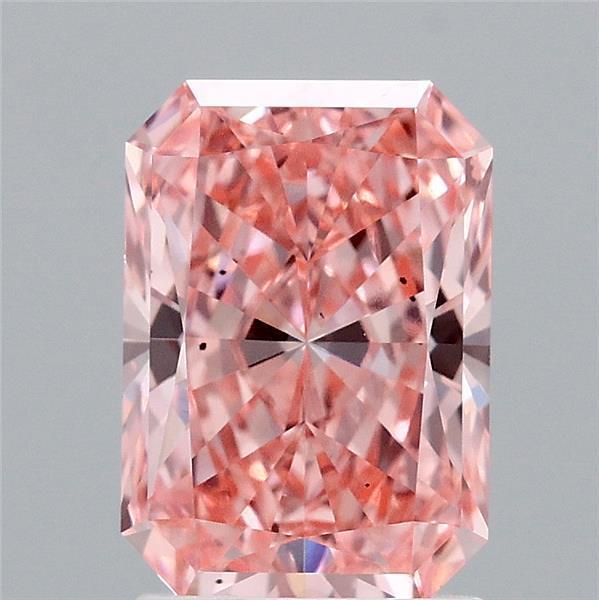 2.03 Ct. Fancy Vivid Pink Radiant Lab Grown Diamond