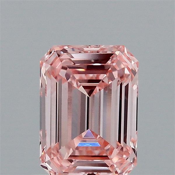 0.86 Ct. Fancy Intense Pink Emerald Lab Grown Diamond