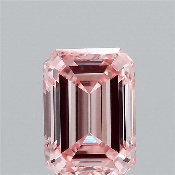 1.45 Ct. Fancy Vivid Pink Emerald Lab Grown Diamond