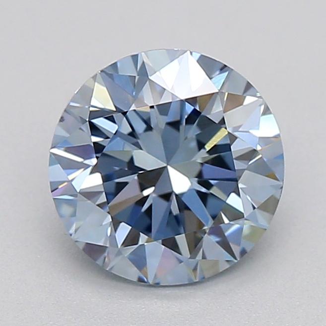 1.00 Ct. Fancy Intense  Blue Round Lab Grown Diamond