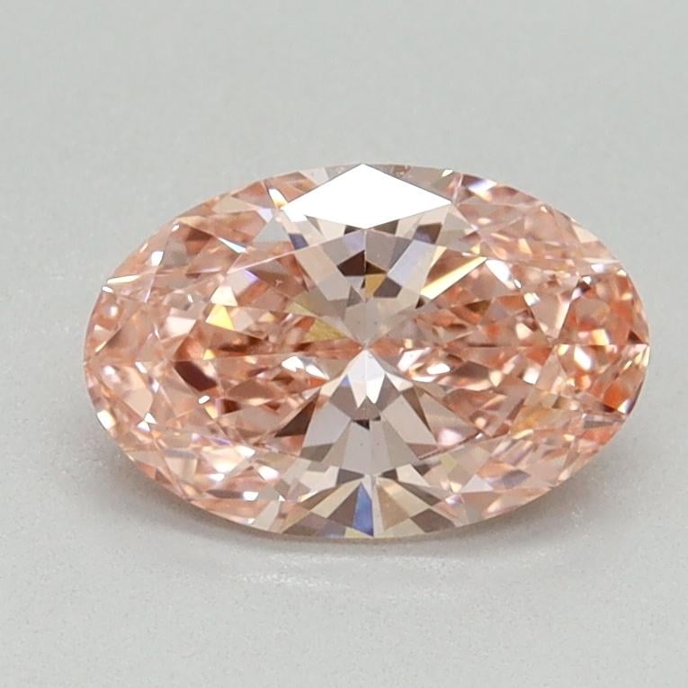 1.00 Ct. Fancy Vivid Pink Oval Lab Grown Diamond