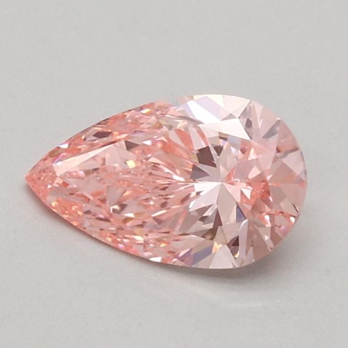 0.51 Ct. Fancy Intense Pink Pear Lab Grown Diamond