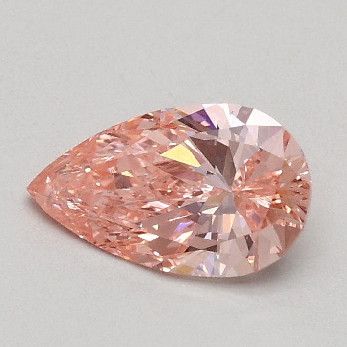 0.50 Ct. Fancy Intense Pink Pear Lab Grown Diamond