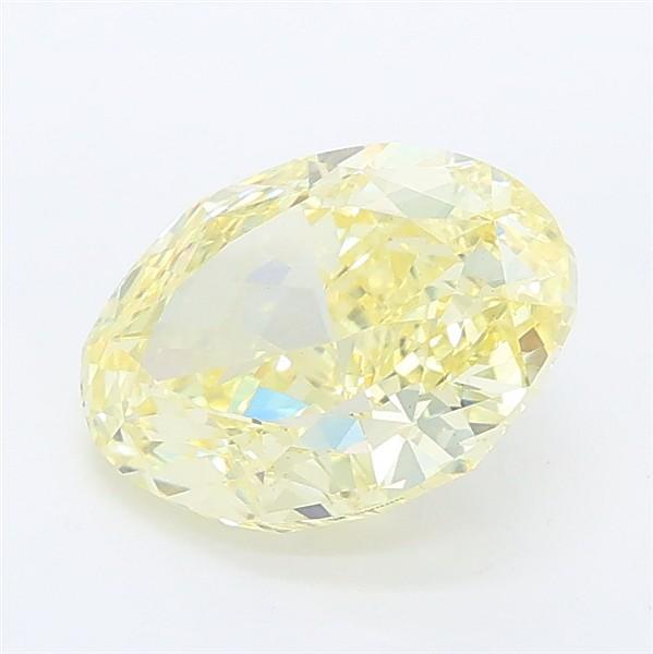 2.11 Ct. Fancy Intense Yellow Oval Lab Grown Diamond
