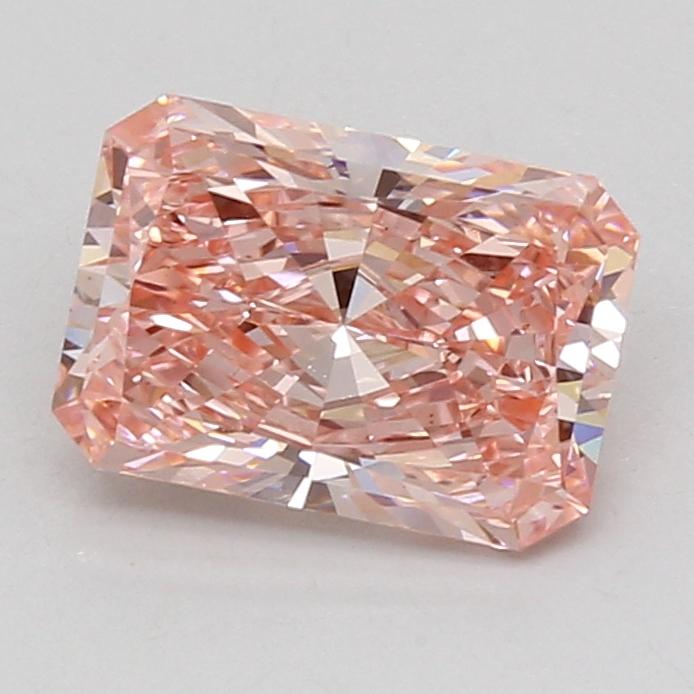 2.46 Ct. Fancy Vivid Pink Radiant Lab Grown Diamond