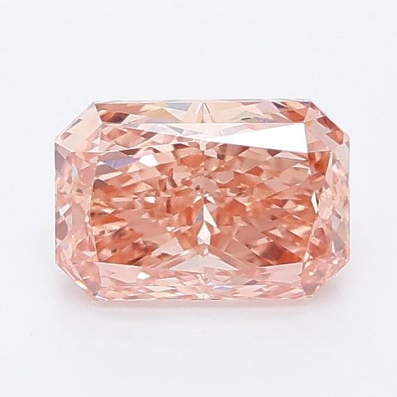 1.01 Ct. Fancy Vivid Pink Radiant Lab Grown Diamond