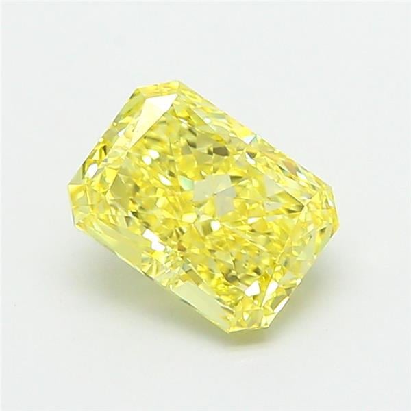 1.44 Ct. Fancy Vivid Yellow Radiant Lab Grown Diamond